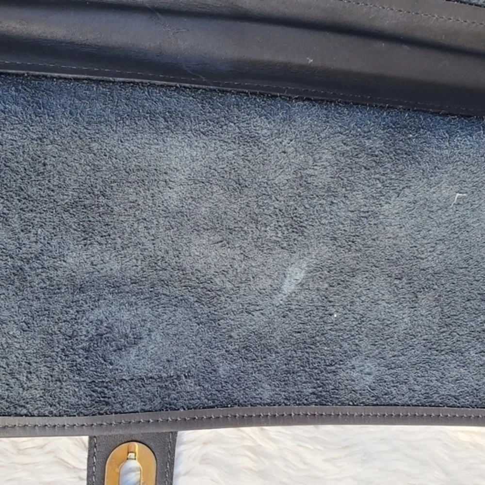 Black Leather turnkey briefcase NEW‎